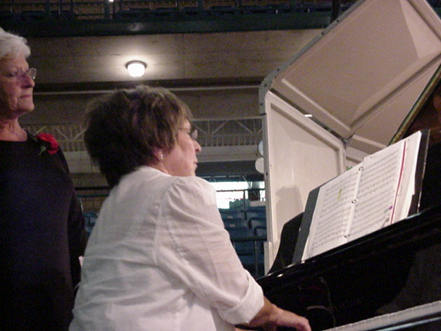 Jeannie (Pentland) Campbell - Playing Piano
