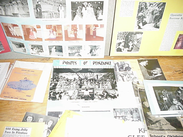Collection on memorabilia table
