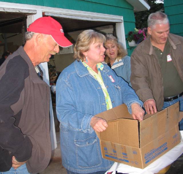 Keith Webster, Trudy (Nicol) Montgomery, Laurie (Bell) Scott, Larry Morgan :: Click image to download full-sized image