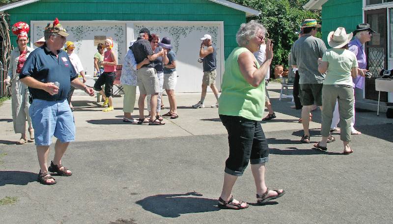 PARADE OF HATS

Forefront:  Lynne Mugford, Wayne Montgomery, Alanna Westerman :: Click image to download full-sized image