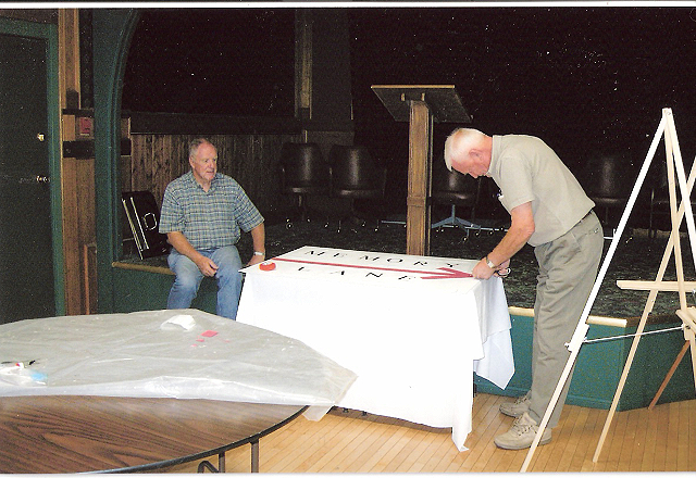 Setting up at the Plaza Hotel - Meredith Scott, Doug Smith