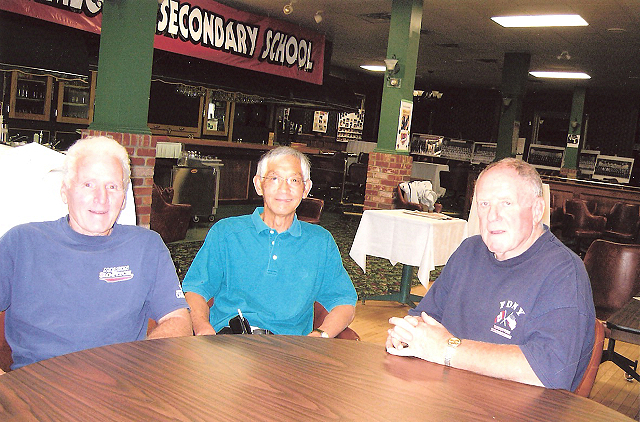 Setting up at the Plaza Hotel - Memory Lane takes shape-James Brennan, Norio Sakaki, Meredith Scott - Break Time