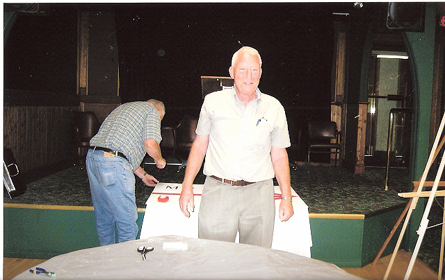 Setting up at the Plaza Hotel - Meredith Scott, Doug Smith