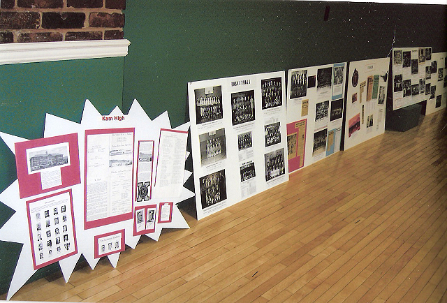 Setting up at the Plaza Hotel - Memory Lane takes shape