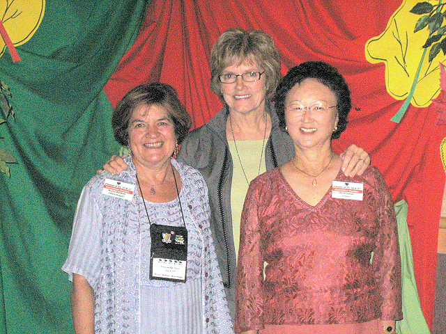 Dinner-September 23, 2006 - Muriel Wyricimaga, Brenda Ward, Marie Yasui