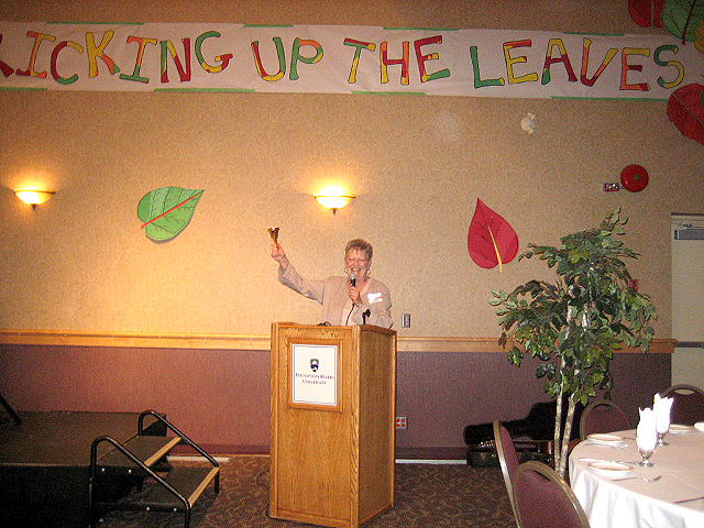 Dinner-September 23, 2006 - Louise Sponaugle with "The Bell"