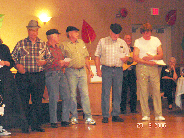Dinner-September 23, 2006 - Skit Presentation - Peter Botham, James Brennan, Dave Low, Meredith Scott, Doug Smith