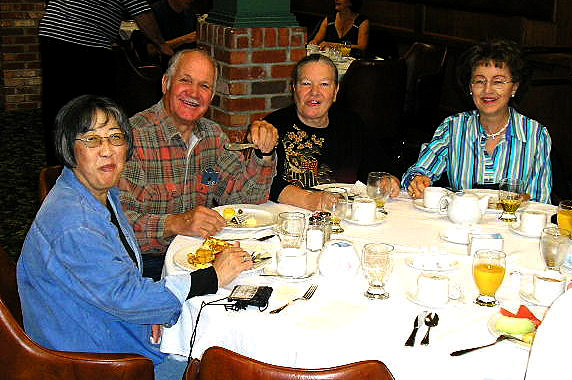 Farewell Breakfast-September 24, 2006-Grace Watanabe, Franklin Arthur, Ann Jesson, Jessie Brkovich