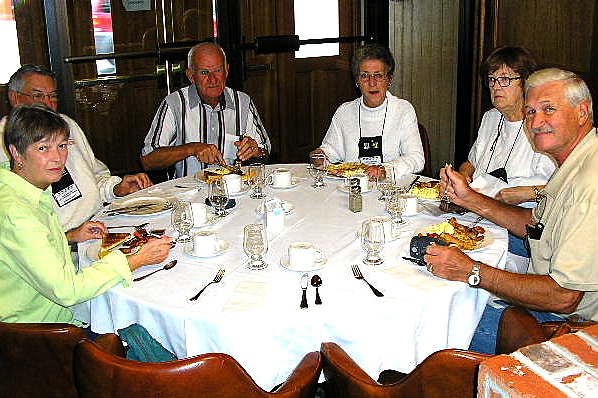 Farewell Breakfast-September 24, 2006-Bev Collier, Duncan MacLean, Vic Kornelson, Maureen Schollen, Ramona Barclay,  Harry Berekoff