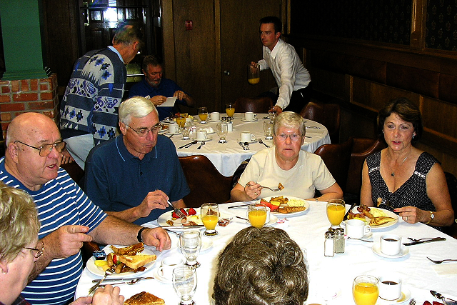 Farewell Breakfast-September 24, 2006-Russell Black, Walter & Darlene Massey, Tannis Smith