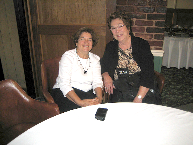 Farewell Breakfast-September 24, 2006-Muriel Wyricimaga, Shirley Bonner