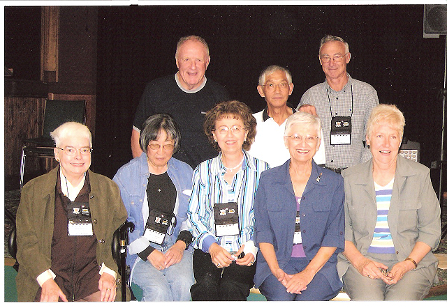 Farewell Breakfast-September 24, 2006-Back Row - Meredith Scott, Norio Sakaki, Ken Harton. Front Row - Frances Woodward, Grace Watanabe, Jessie Brkovich, Ann Atamanchuk, Colleen Stainton