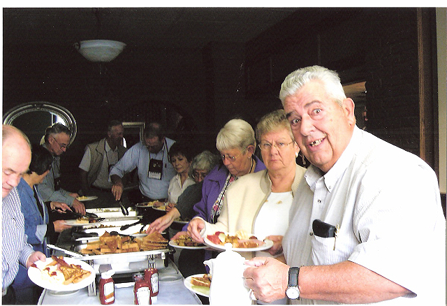 Farewell Breakfast-September 24, 2006-Jack Dunlop, Helen Mariott, Shirley Abraham, Orlando Floritto