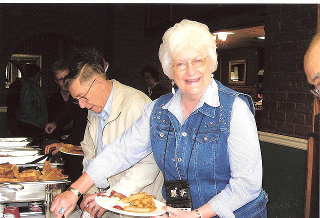 Farewell Breakfast-September 24, 2006-Richard Caloren, Joan Borthwick