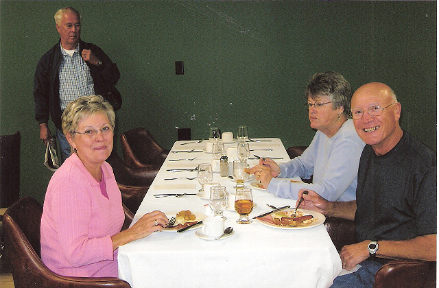 Farewell Breakfast-September 24, 2006-Brenda Strasman, Marilyn Conner, Ed Strasman