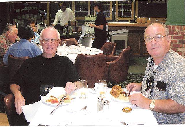 Farewell Breakfast-September 24, 2006-Peter Elder, Ron Jones