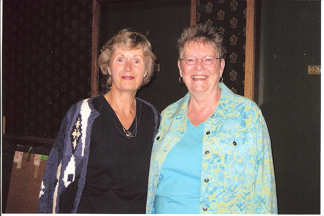 Farewell Breakfast-September 24, 2006-Ann Madill, Louise Sponaugle