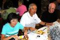 Farewell Breakfast-September 24, 2006-Marilyn & Sam Aura, Peter Elder :: Click photo for larger view