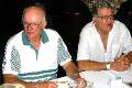 Farewell Breakfast-September 24, 2006-George Ketsa, Harry Urchit :: Click photo for larger view