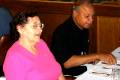 Farewell Breakfast-September 24, 2006-Louise Blair, Bill Jackson :: Click photo for larger view