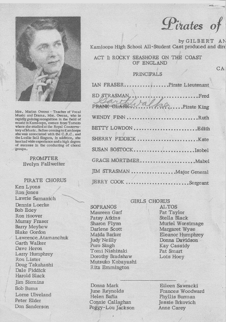 1955 Operetta - Pirates of Penzance