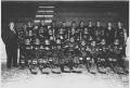  Kinsmen-Legion Pee Wee League Runners Up: Leafs and League Champions: Red Wings 1951-52 - Top Row- A. Nelson McMurdo, Don Reid, Allan Fusher, Les Davoren, Ken Lyons, Dave Wilson, Bob Boyd, Bud Schollen, Doug Smith, Pat Belanger, Mel Ottem, Hec McKenzie.  Middle Row-Dick Freeman, Joe Brkitch, Al Raymond, Dennis McKinnon, Dwayne Scott, Bill Blake, Gerry Glowacki.  Bottom Row-Frankie Bojda, Harry Nishamura, Ken Candido, Bruce Harrison, Don Wilkie, Noel Hunt, Wally Wozniak, Ralph Kopec, Bobby Wayne :: Click photo for larger view