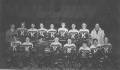 Kamloops Midget Reps. BC Finals (Trail, BC) 1954-55 - Back Row:- Joe Slater, Bill Blake, Chern Singh, Doug Smith, Al Raymond, Dave Gillespie, Ev Miller, Jim Kelly, Ross Jardine (Coach).  Front Row:- Ron Baker, Trevor Owen,  Gerry Kennedy, John Jamieson, Ken Candido, Wally Wozniak, Noel Hunt, Ralph Kopec. :: Click photo for larger view