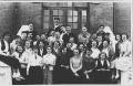 KHS Grade 8, Division 16 (Mr. T. Aldworth) 1951-52 - Top Row-Alfonse Janke, Don Armstrong.  4th Row-Ray Dillabough, Ron Wooten, George Horner, Jim Hurst, Russell Black, Conrad Mobley.  3rd Row-Rod Finley, Earle Todd, John Muir, John Arnold,  Stan Webb, Doug Smith.  2nd Row-Dorothy Bradshaw, Wendy Sparks, Pat Tucker, Sandra Ashby, Audrey Notman, Joy Andrews, Mona Emmington, Leona Barlog, Lynn Sacre.  1st Row-Joan Pare, Dorothy Phillips, Helen Emerich, Elaine Fisher, Eleanor Parenteau, Maureen Garf, Margaret Nesbitt, Margaret Ferrier, Norma Stevens :: Click photo for larger view