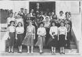 KHS Grade 9, Division 15 (1st Year in new KHS) Mr. Barker's class  1952-53 - Top Row-Bruce Chalmers, Rae McMorran, Diane McKnight, Andree Loewen, Karen Desjardin, Leona Barlog, Coleen Stainton. 3rd Row-Edgar Strasman, John McLeod, Grace Watanabe, Janice Davies, Dorothy Bradshaw, Audrey Notman, Kay Vicars.  2nd Row-Alphonse Janke, Ted Piper, Paul Tennant, Amy Tateishi, Doug Smith, Gerry Scott, Arthur Wright.  1st Row-Frances Woodward, Myrna Emery, Jocelyn King, Terry Kodama, Barrie Fleming, Darlene Stahl. :: Click photo for larger view