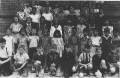 Stuart Wood School, Grade 3-4 Split, 1946-47 - Top Row-Violet Bailey, Anne Howie, Glenda Lamb, Pat Tucker, Marilyn Bedard, Sandra Ashby, Wendy Finn, Deanna Martin.  4th Row-Ray Wallace, Frank Gottfriedson, Dave Heron, Clifford Pickford, Ed Sahlstrom, Vernon Lloyd, Gordon West-Johnson, John Glowacki.  3rd Row-Helen Spinder, Audrey Notman, Connie Begg, Mary Ann Ellis, Claudia Newman, Velma Carlson, Ann Carey, Barrie Fleming.  2nd Row-Beth Pasquille, Eleanor Humphrey, Margaret Nesbitt, Margaret Ferrier, Kiyoko Oishi, John Arnold, Earle Todd, Read English, Bob Wayne, Takashi Kitamura.  1st Row-Don Swaille, ?, Johnston Pinchback, Howard Bloom, John McLeod, George Horner, Robert Walker, Gerry Scott :: Click photo for larger view