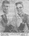 Dave Low, Bill English  - Central Track Meet Senior and Intermediate Aggregate Cup Winners - 1957 :: Click photo for larger view
