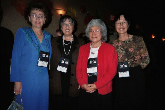 Jessie Brkovich Fedoruk, Grace Watanabe Gerenser, Reiko Mochizuki Gurney, Betty Liu Koo