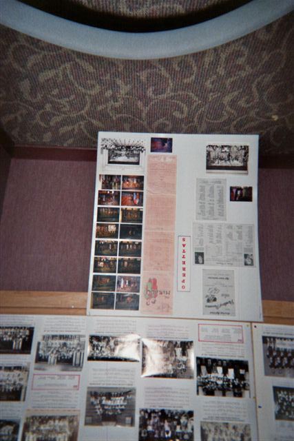 Display of class photos