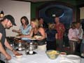the guy in the hat worked at the restaurant, the girl in the striped blouse is Tracey Green (Glen Wal's wife), the couple to the far right..pink blouse is Dannelle Welch (Hamilton) & spouse Dean Hamilton :: Click photo for larger view