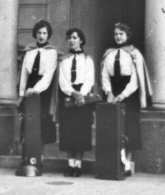 Carol Jones, Vickie Martin, and Colleene Long at Queensway Hotel  London, England