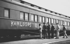 Decorating the train for the trip home